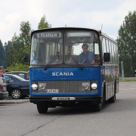 Museobussi Scania vuosimallia 1974